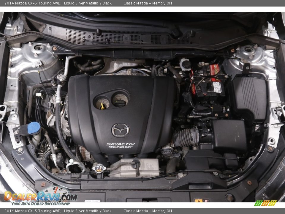 2014 Mazda CX-5 Touring AWD Liquid Silver Metallic / Black Photo #18