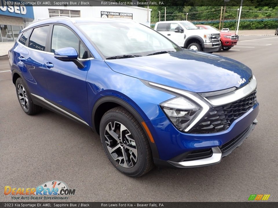 2023 Kia Sportage EX AWD Sapphire Blue / Black Photo #2
