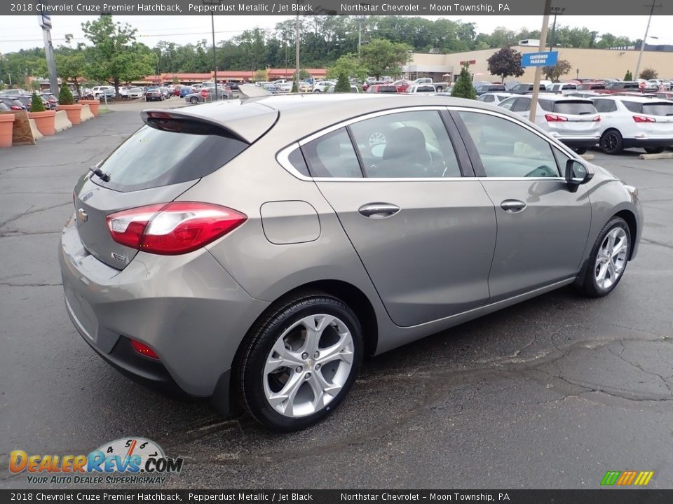 2018 Chevrolet Cruze Premier Hatchback Pepperdust Metallic / Jet Black Photo #9