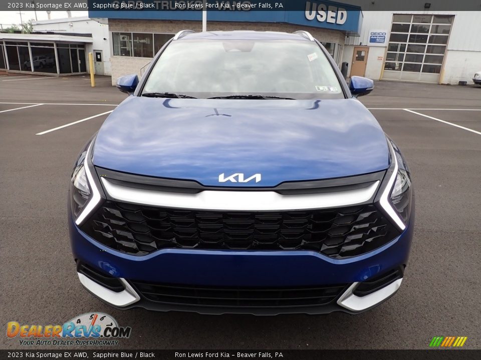 2023 Kia Sportage EX AWD Sapphire Blue / Black Photo #3