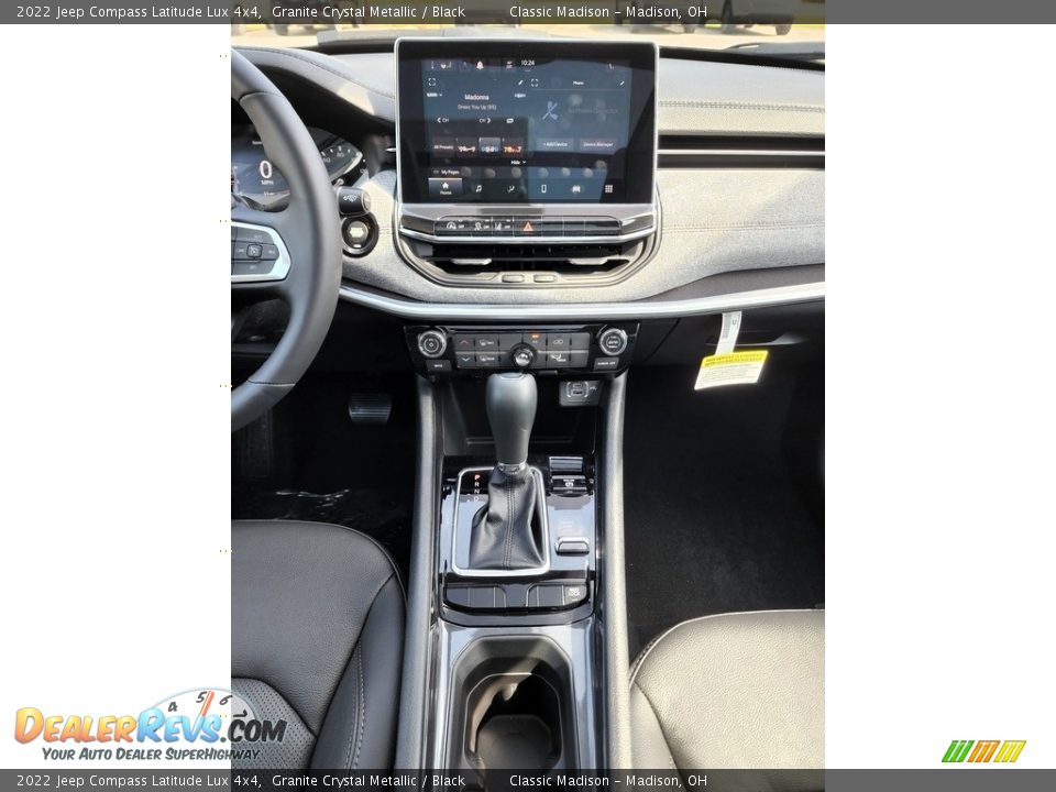 2022 Jeep Compass Latitude Lux 4x4 Granite Crystal Metallic / Black Photo #6
