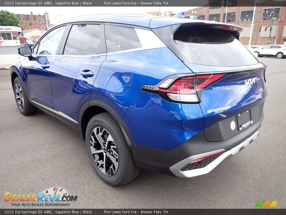 2023 Kia Sportage EX AWD Sapphire Blue / Black Photo #6