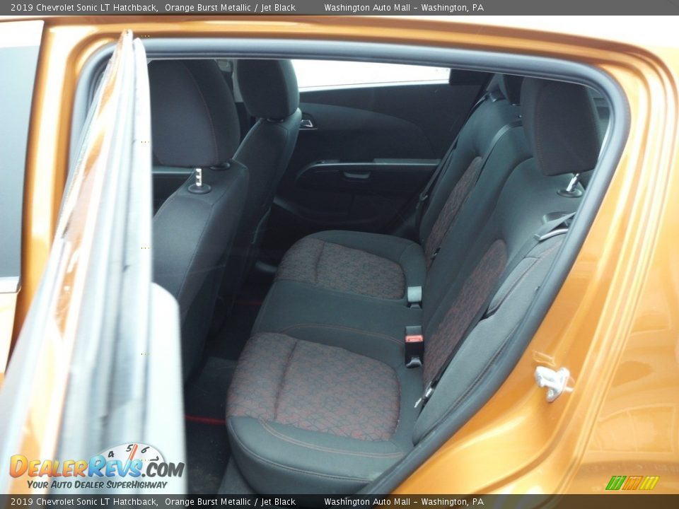 2019 Chevrolet Sonic LT Hatchback Orange Burst Metallic / Jet Black Photo #24