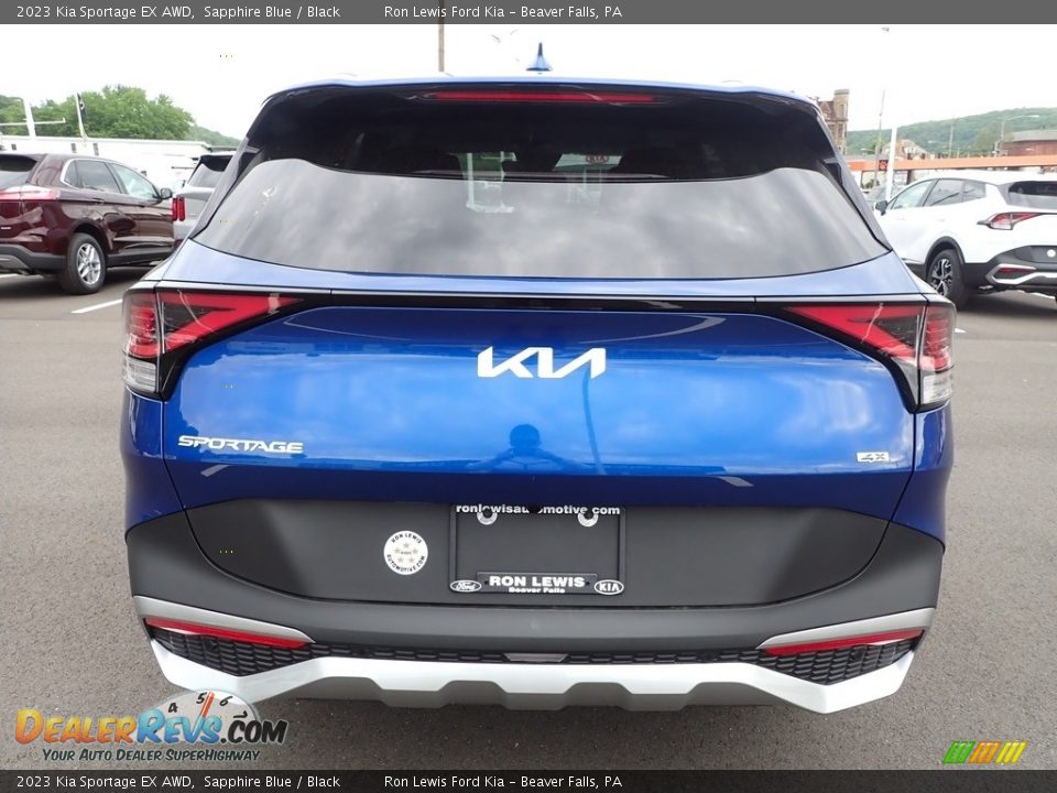 2023 Kia Sportage EX AWD Sapphire Blue / Black Photo #7