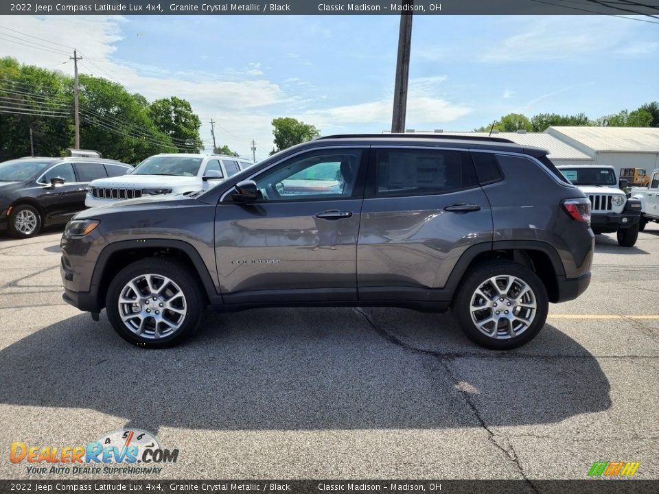2022 Jeep Compass Latitude Lux 4x4 Granite Crystal Metallic / Black Photo #8