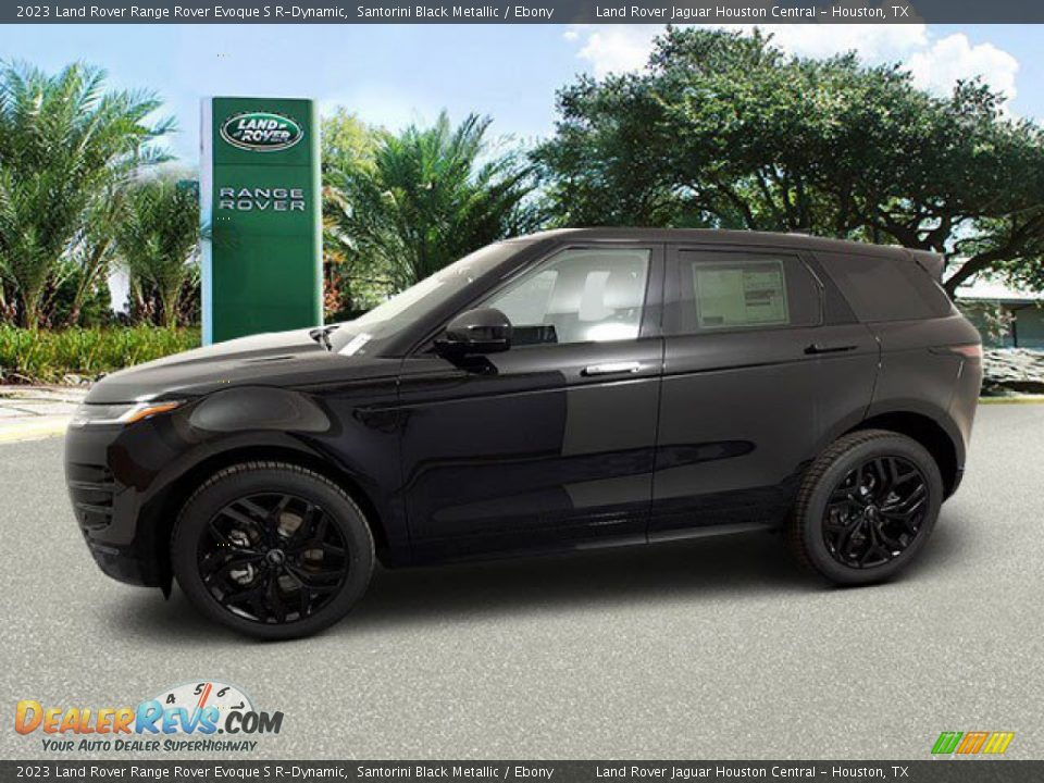 Santorini Black Metallic 2023 Land Rover Range Rover Evoque S R-Dynamic Photo #6