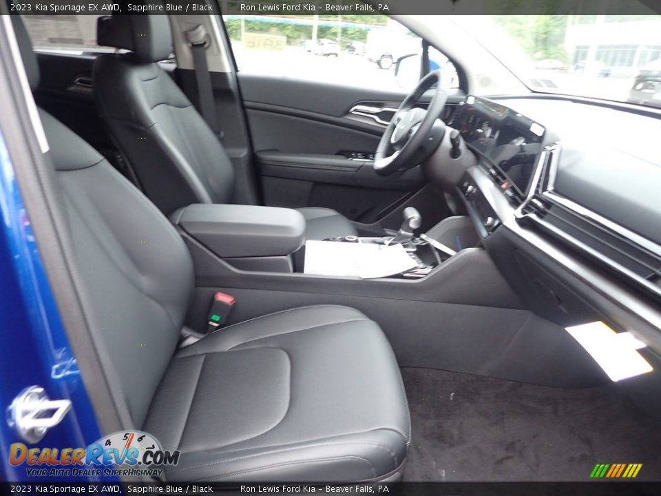 2023 Kia Sportage EX AWD Sapphire Blue / Black Photo #11