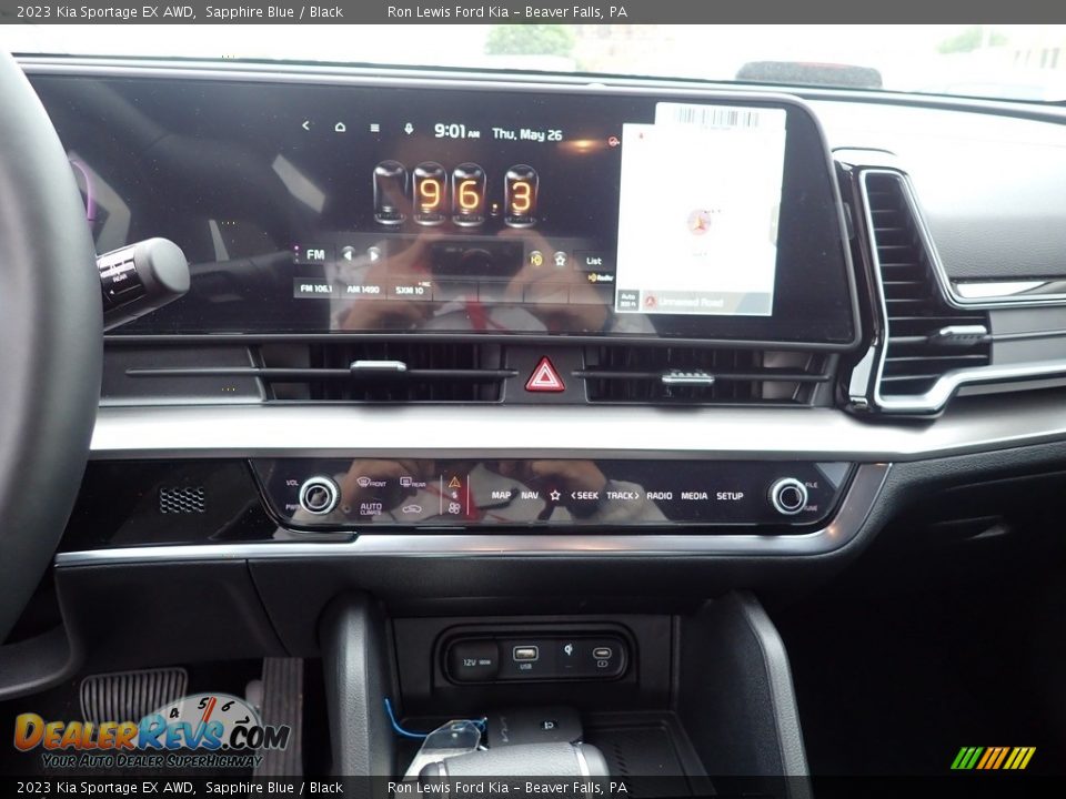 2023 Kia Sportage EX AWD Sapphire Blue / Black Photo #17