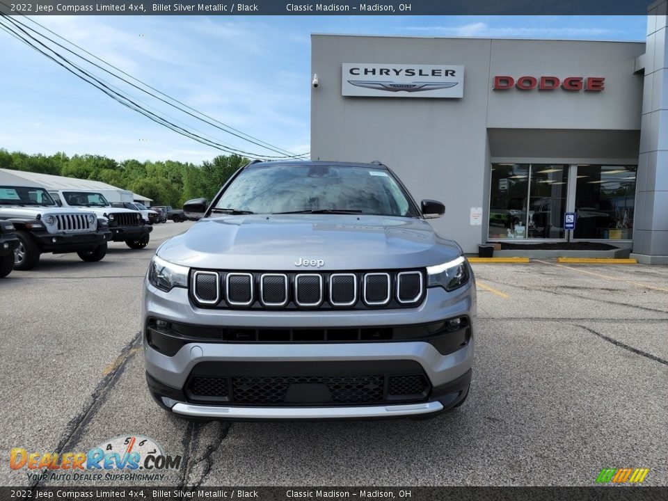 2022 Jeep Compass Limited 4x4 Billet Silver Metallic / Black Photo #7