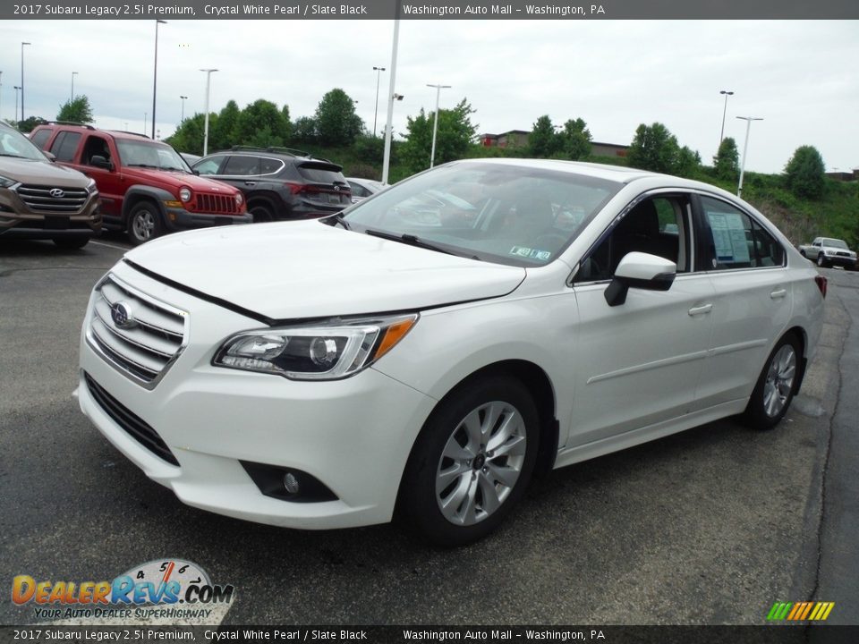 2017 Subaru Legacy 2.5i Premium Crystal White Pearl / Slate Black Photo #5