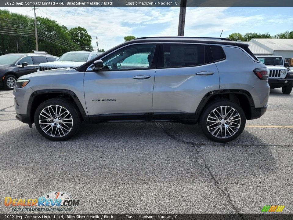 Billet Silver Metallic 2022 Jeep Compass Limited 4x4 Photo #8