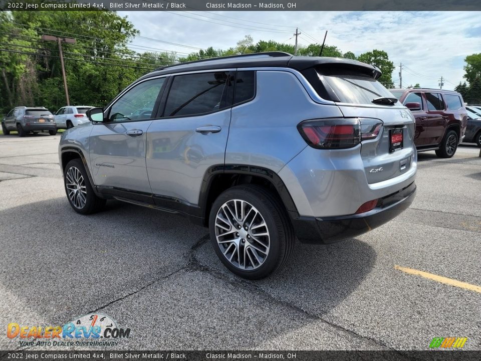 2022 Jeep Compass Limited 4x4 Billet Silver Metallic / Black Photo #9