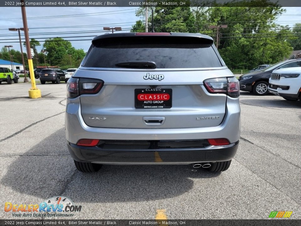 2022 Jeep Compass Limited 4x4 Billet Silver Metallic / Black Photo #10