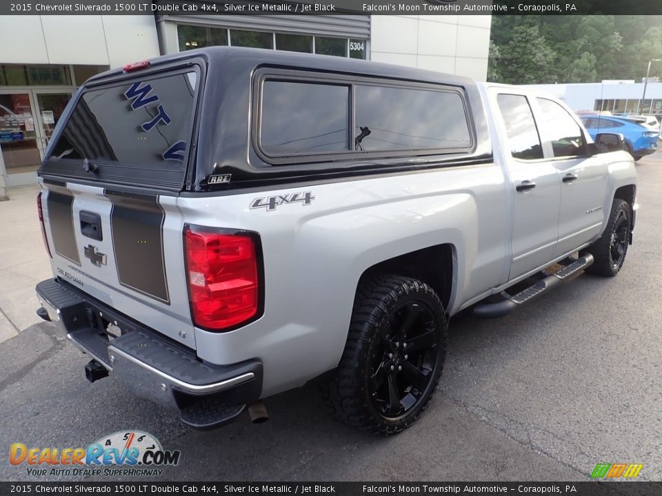 2015 Chevrolet Silverado 1500 LT Double Cab 4x4 Silver Ice Metallic / Jet Black Photo #2