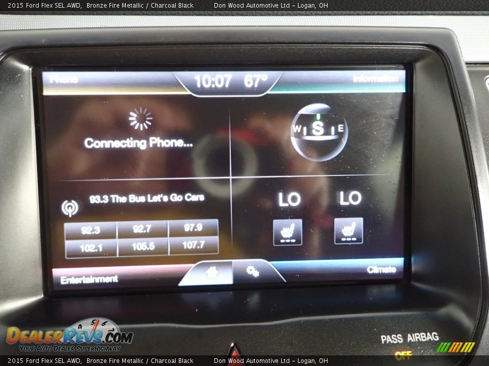 2015 Ford Flex SEL AWD Bronze Fire Metallic / Charcoal Black Photo #3