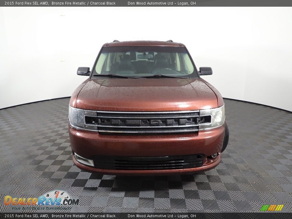 2015 Ford Flex SEL AWD Bronze Fire Metallic / Charcoal Black Photo #4