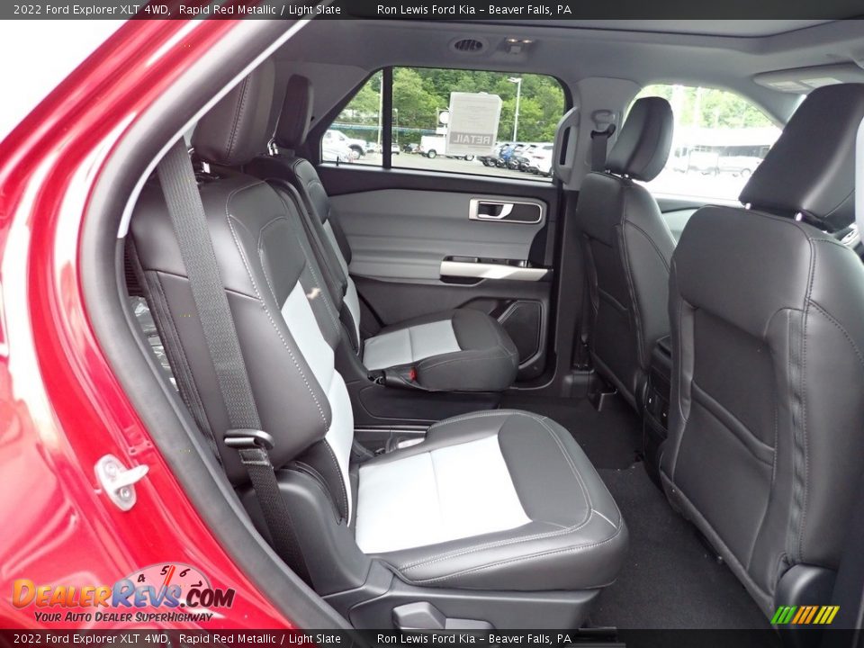 Rear Seat of 2022 Ford Explorer XLT 4WD Photo #10