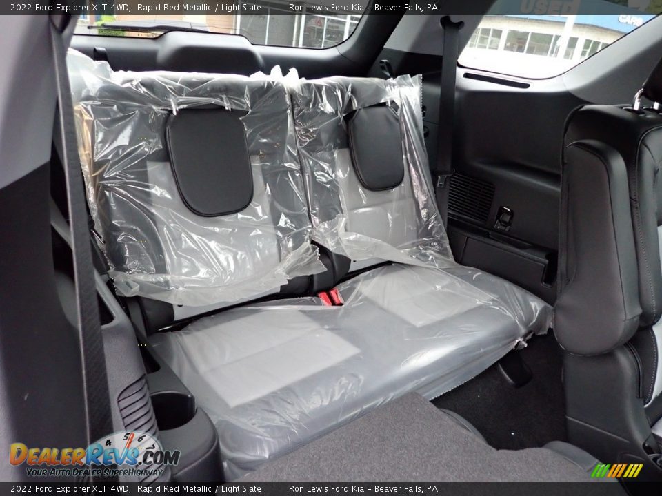 Rear Seat of 2022 Ford Explorer XLT 4WD Photo #11
