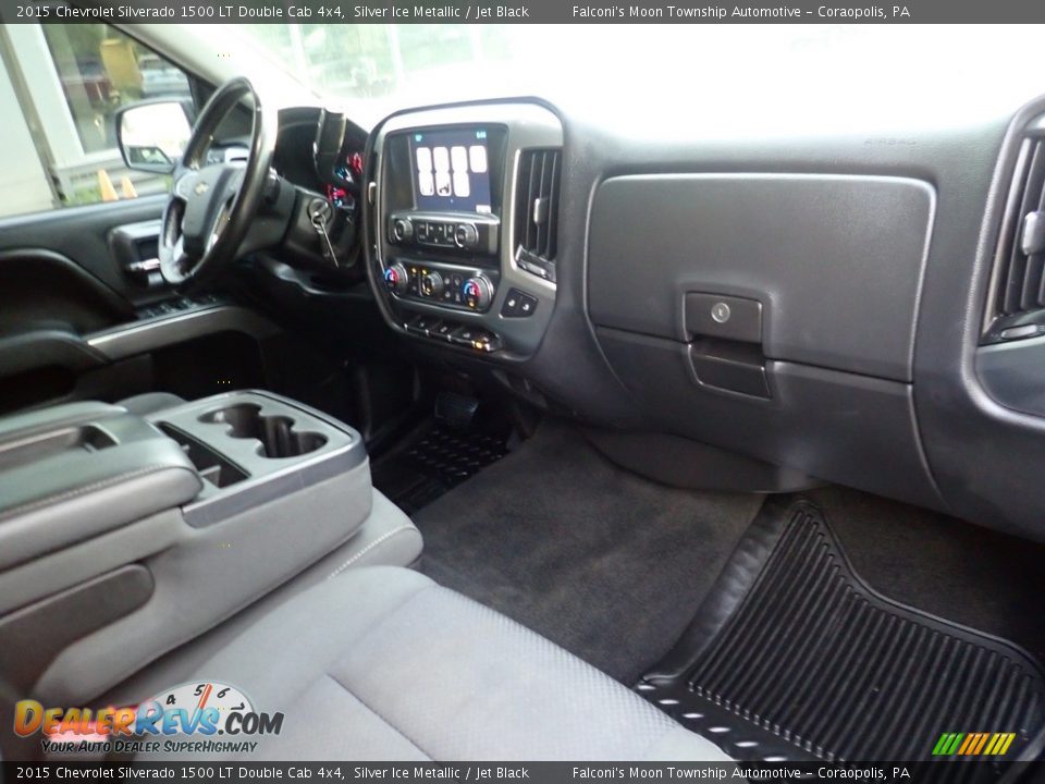 2015 Chevrolet Silverado 1500 LT Double Cab 4x4 Silver Ice Metallic / Jet Black Photo #11