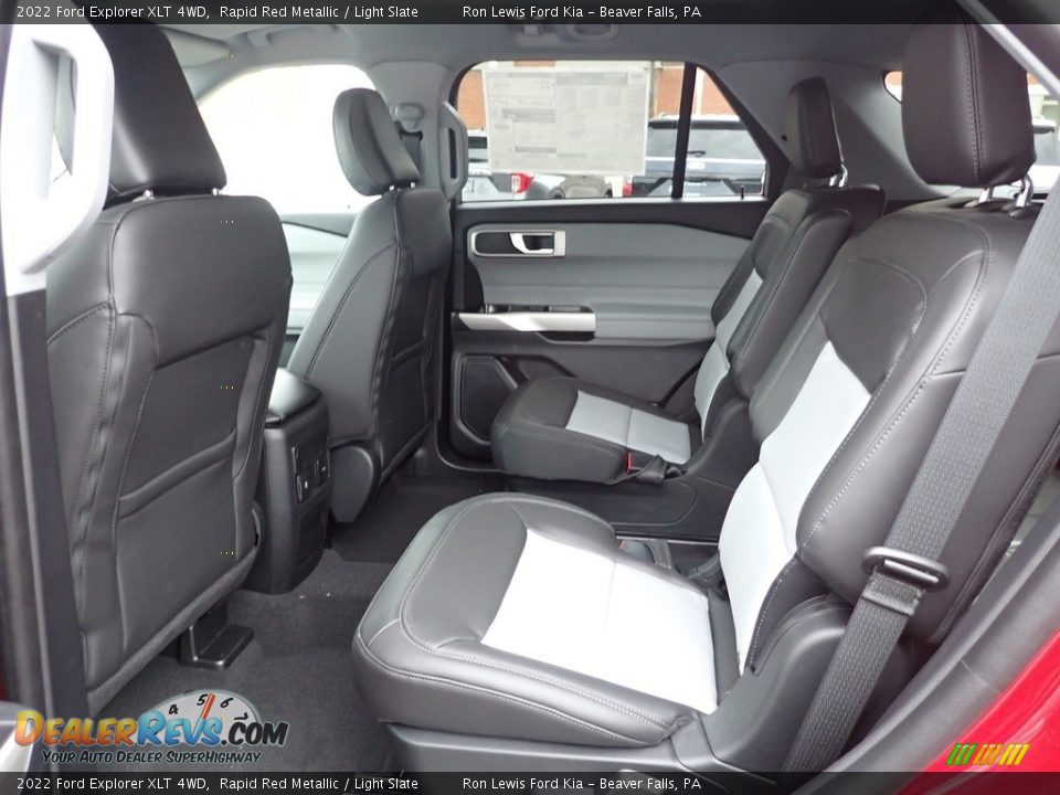 Rear Seat of 2022 Ford Explorer XLT 4WD Photo #13