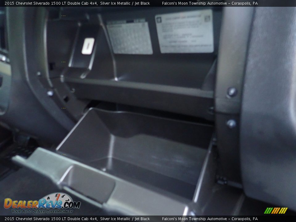2015 Chevrolet Silverado 1500 LT Double Cab 4x4 Silver Ice Metallic / Jet Black Photo #13