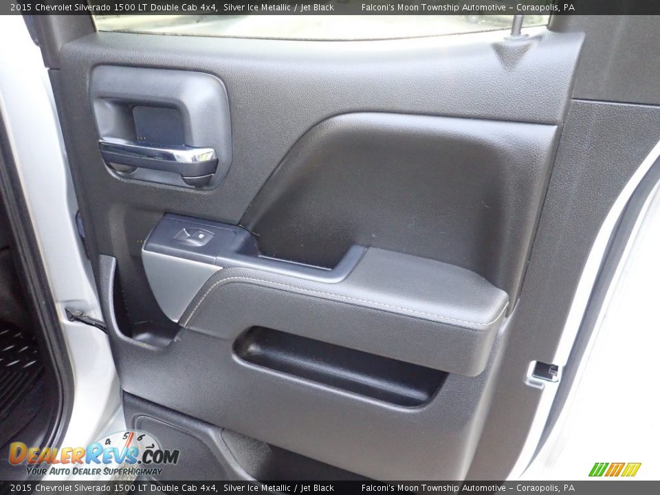 2015 Chevrolet Silverado 1500 LT Double Cab 4x4 Silver Ice Metallic / Jet Black Photo #16