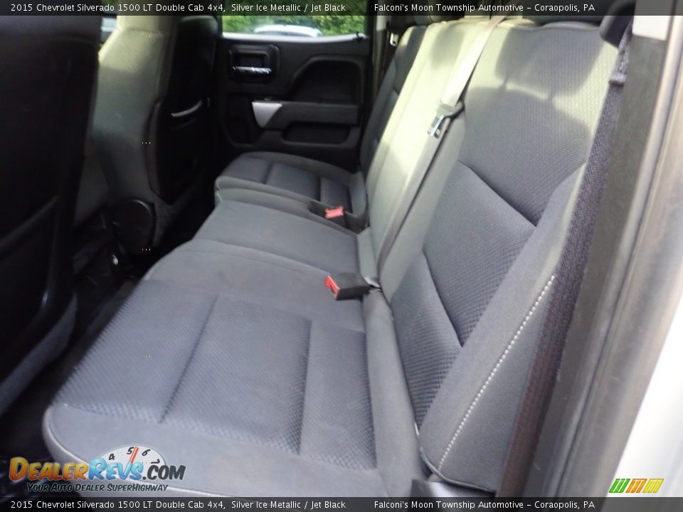 2015 Chevrolet Silverado 1500 LT Double Cab 4x4 Silver Ice Metallic / Jet Black Photo #18