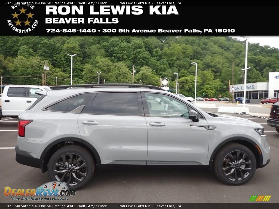 2022 Kia Sorento X-Line SX Prestige AWD Wolf Gray / Black Photo #1