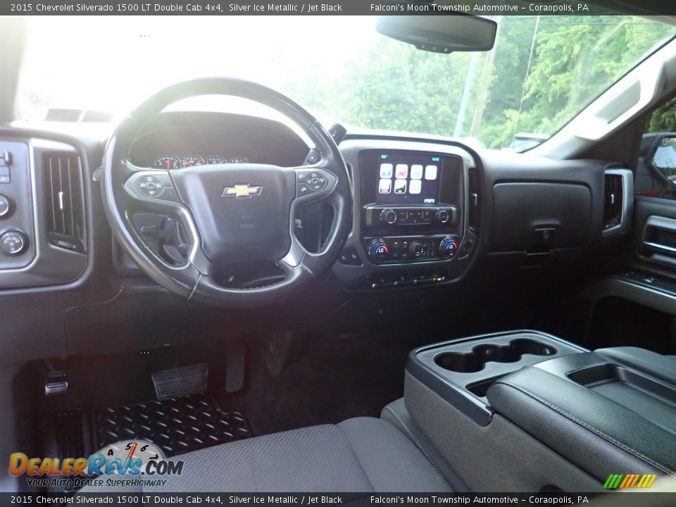 2015 Chevrolet Silverado 1500 LT Double Cab 4x4 Silver Ice Metallic / Jet Black Photo #19