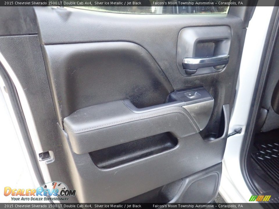 2015 Chevrolet Silverado 1500 LT Double Cab 4x4 Silver Ice Metallic / Jet Black Photo #20
