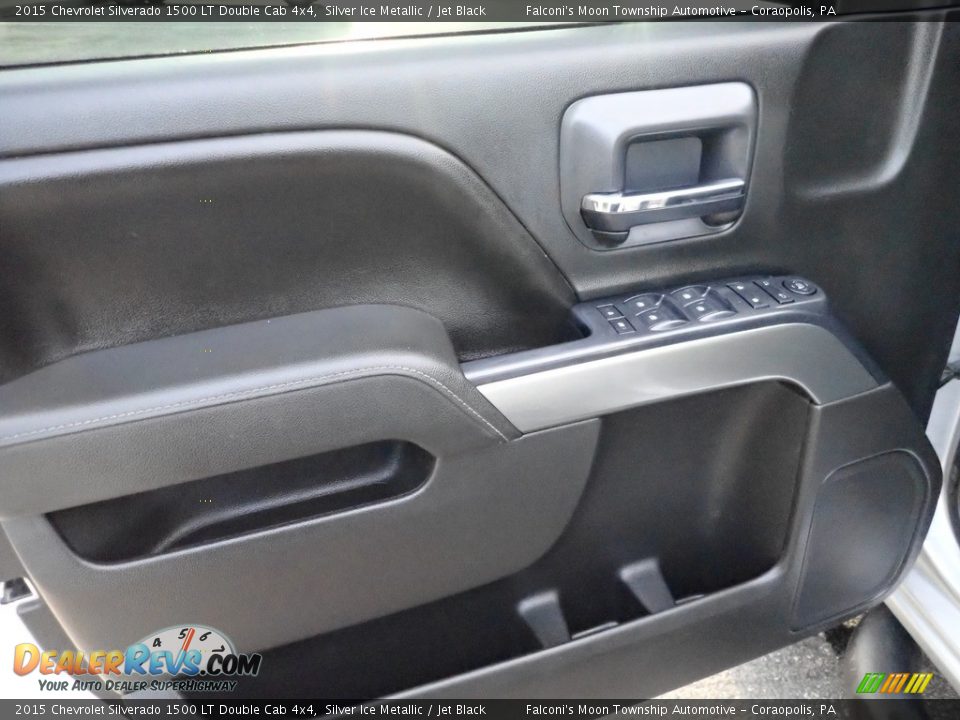 2015 Chevrolet Silverado 1500 LT Double Cab 4x4 Silver Ice Metallic / Jet Black Photo #21