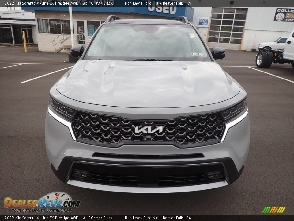 2022 Kia Sorento X-Line SX Prestige AWD Wolf Gray / Black Photo #3