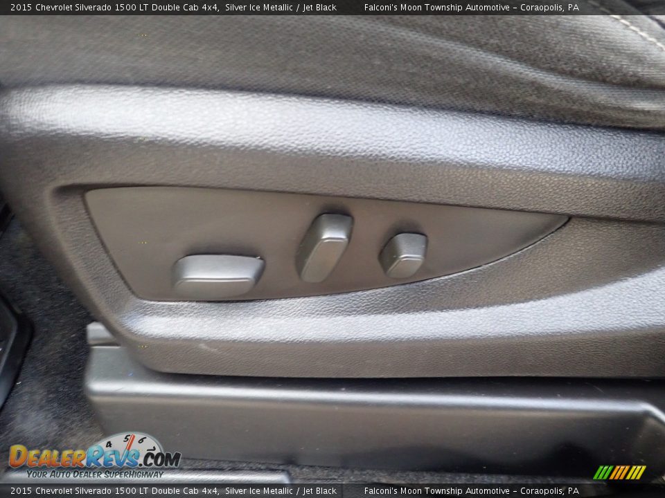 2015 Chevrolet Silverado 1500 LT Double Cab 4x4 Silver Ice Metallic / Jet Black Photo #22