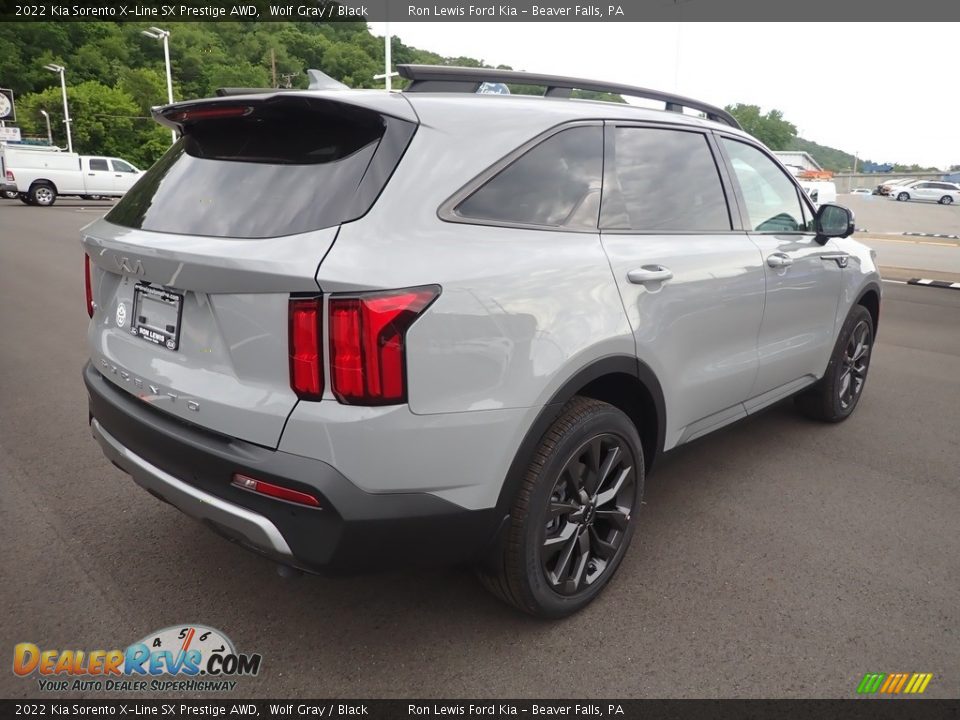 2022 Kia Sorento X-Line SX Prestige AWD Wolf Gray / Black Photo #8