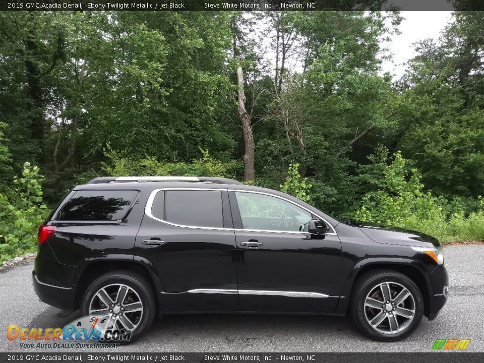 2019 GMC Acadia Denali Ebony Twilight Metallic / Jet Black Photo #7