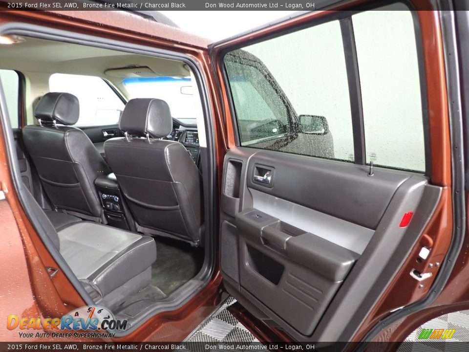 2015 Ford Flex SEL AWD Bronze Fire Metallic / Charcoal Black Photo #30