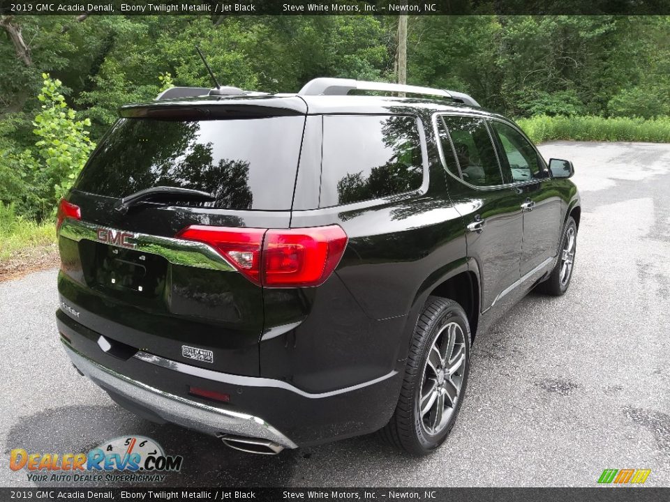 2019 GMC Acadia Denali Ebony Twilight Metallic / Jet Black Photo #8