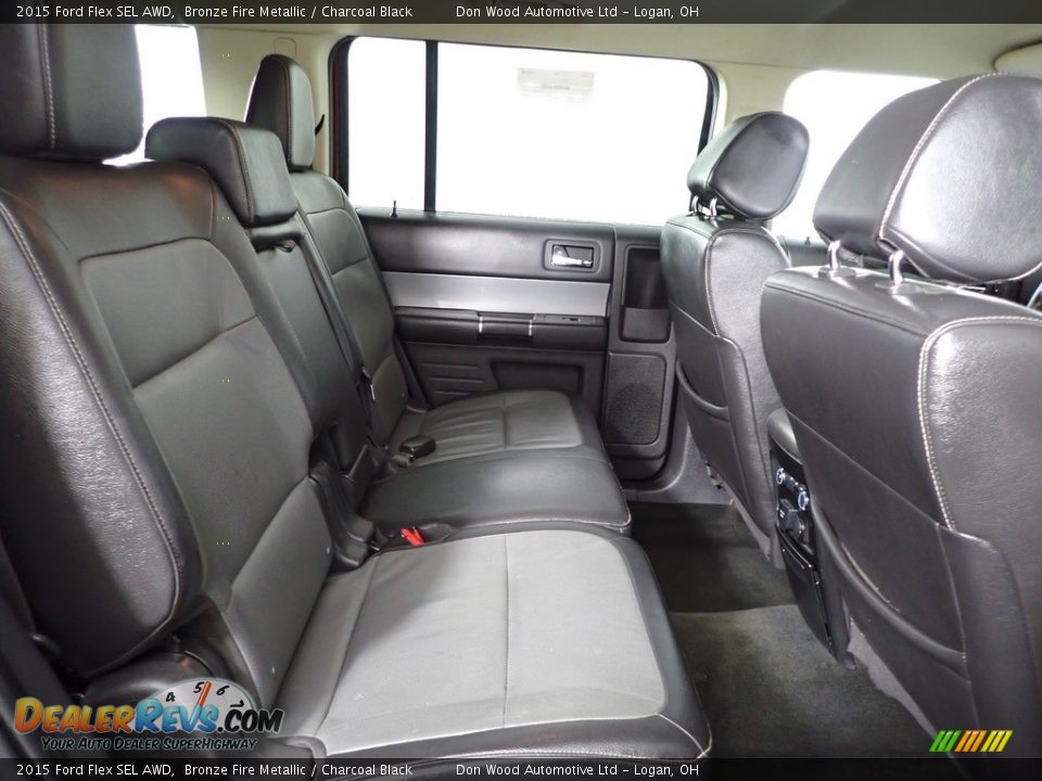 2015 Ford Flex SEL AWD Bronze Fire Metallic / Charcoal Black Photo #31