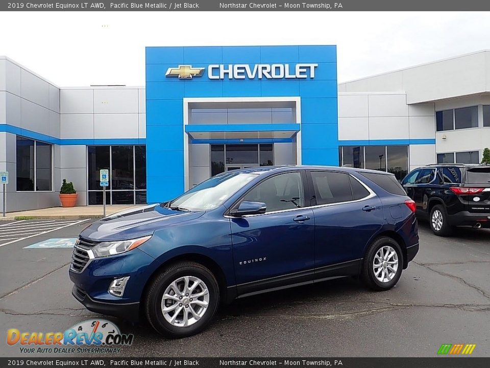 2019 Chevrolet Equinox LT AWD Pacific Blue Metallic / Jet Black Photo #1