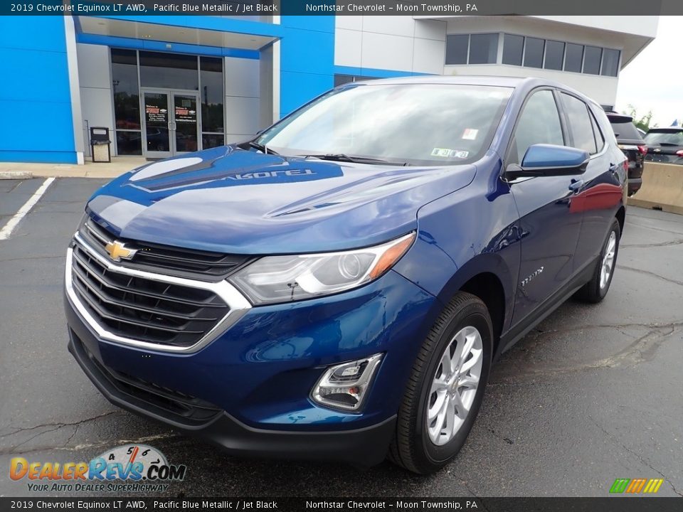 2019 Chevrolet Equinox LT AWD Pacific Blue Metallic / Jet Black Photo #2