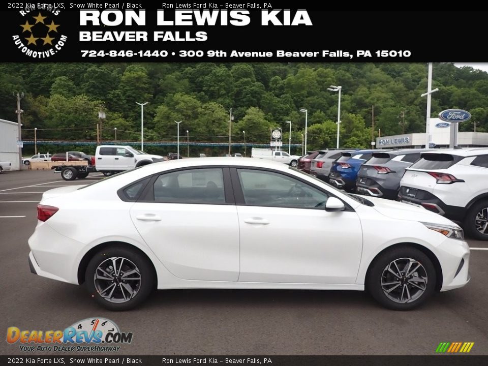 2022 Kia Forte LXS Snow White Pearl / Black Photo #1