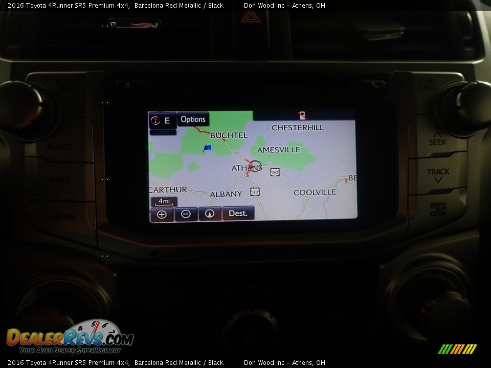 2016 Toyota 4Runner SR5 Premium 4x4 Barcelona Red Metallic / Black Photo #4