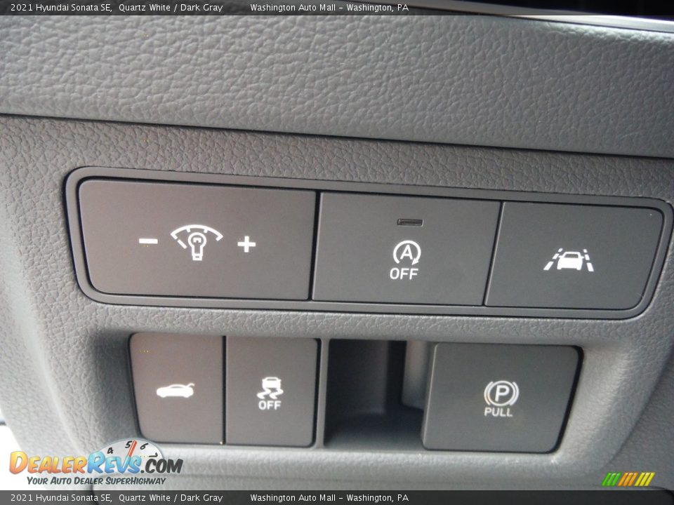 2021 Hyundai Sonata SE Quartz White / Dark Gray Photo #13