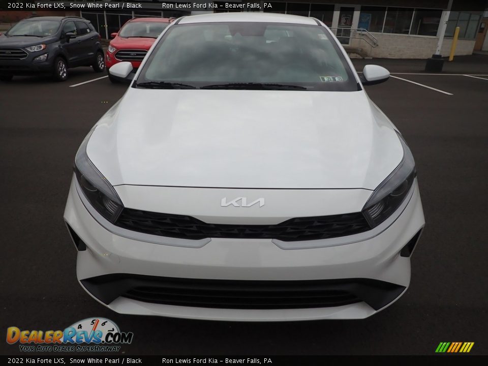 2022 Kia Forte LXS Snow White Pearl / Black Photo #3