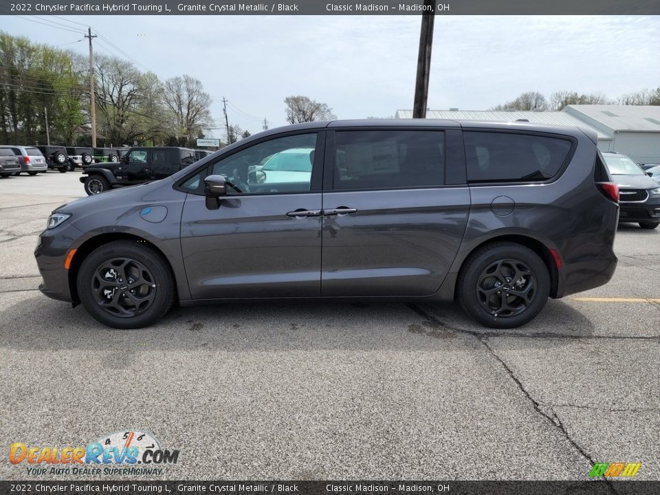 2022 Chrysler Pacifica Hybrid Touring L Granite Crystal Metallic / Black Photo #9