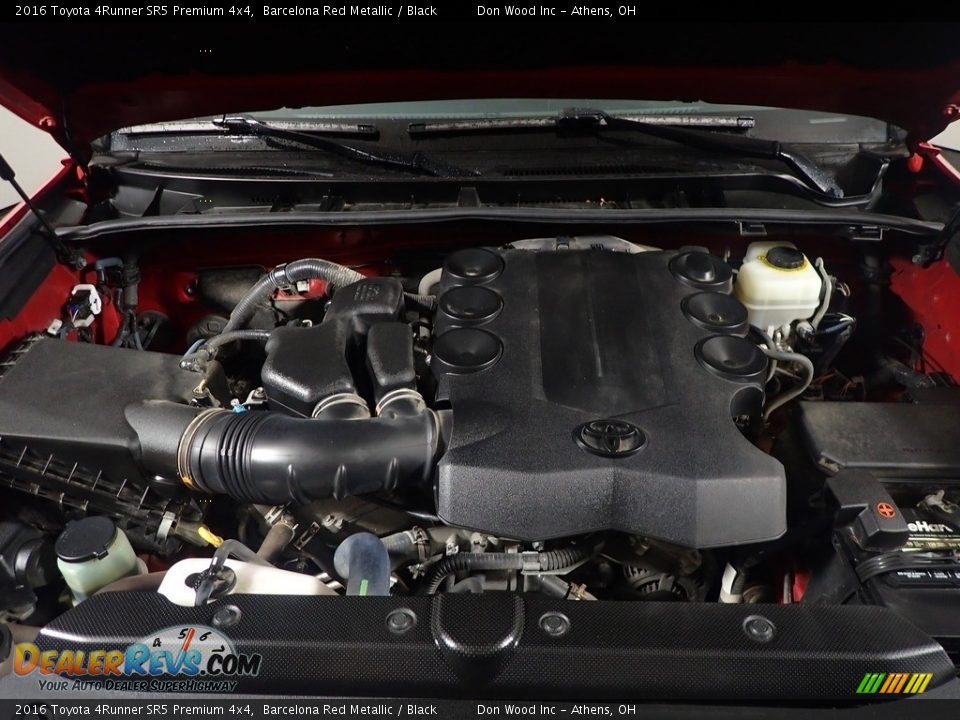2016 Toyota 4Runner SR5 Premium 4x4 Barcelona Red Metallic / Black Photo #10