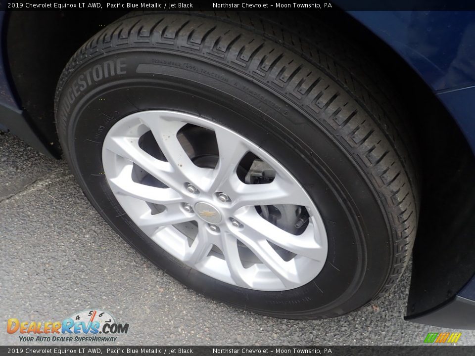 2019 Chevrolet Equinox LT AWD Pacific Blue Metallic / Jet Black Photo #14