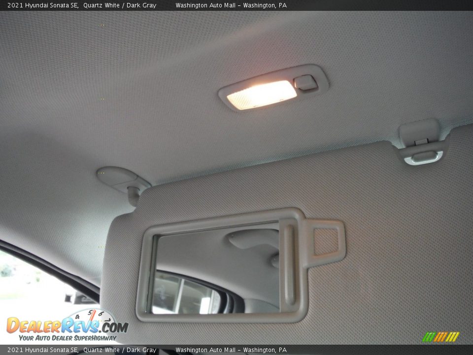 2021 Hyundai Sonata SE Quartz White / Dark Gray Photo #23