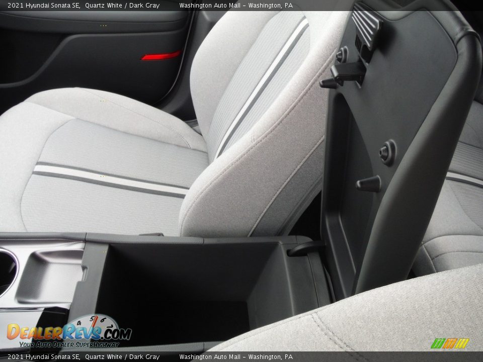 2021 Hyundai Sonata SE Quartz White / Dark Gray Photo #24