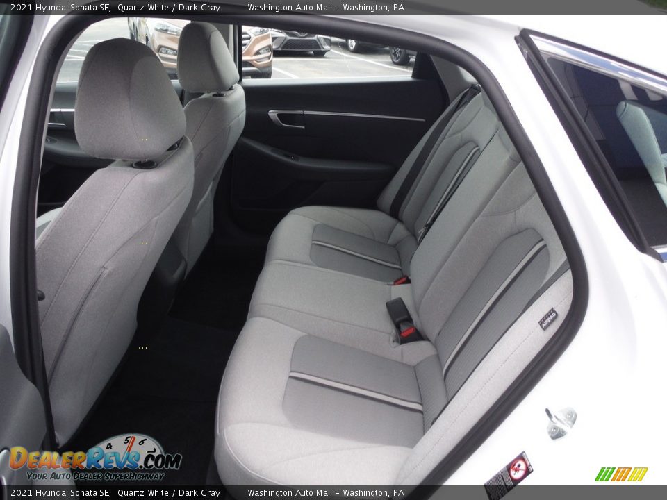 2021 Hyundai Sonata SE Quartz White / Dark Gray Photo #25